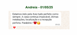 feedback andreia