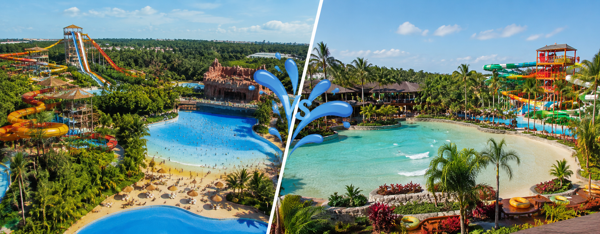 Comparação entre Thermas dos Laranjais ou Hot Beach, para quem está em dúvida sobre qual parque visitar