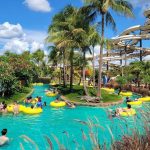 Piscina de ondas do Thermas dos Laranjais para ilustrar uma viagem para Olímpia nos feriados e dias de folga